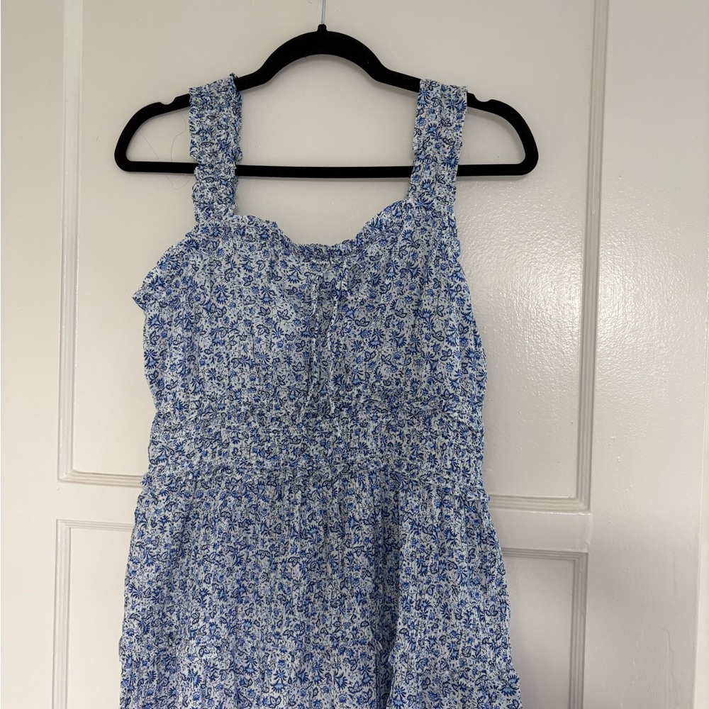 Gap × DÔEN Blue Floral Midi Dress - Picture 3 of 5